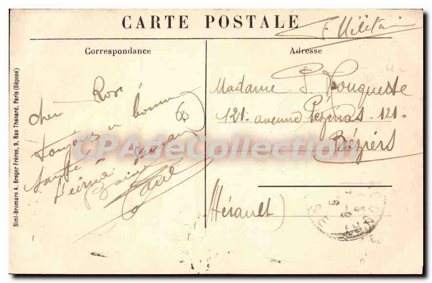 Liancourt — École de l'Île-de-France — Sini-Bromure & Bregler Frères — Rückseite