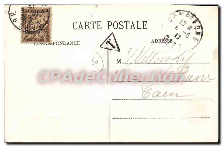 CPA Pierrefonds Le Chateau  — Rückseite