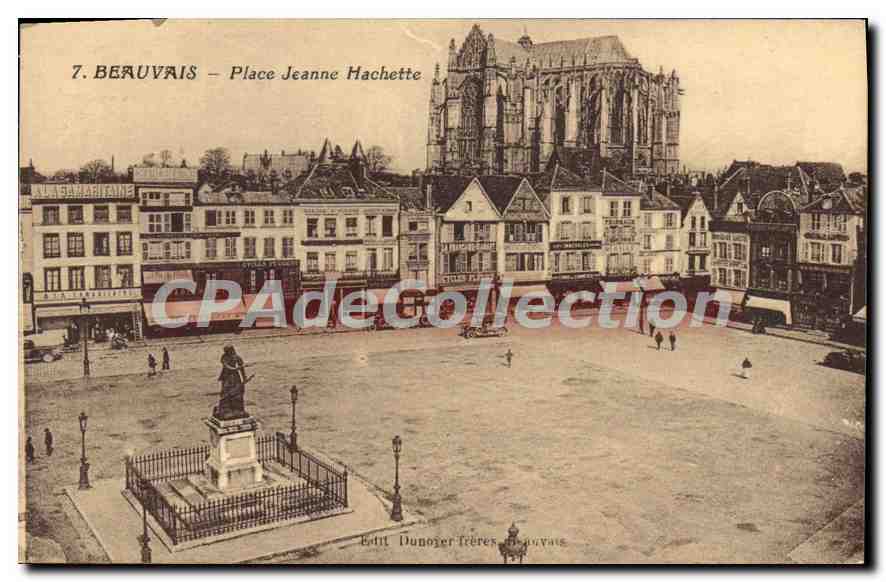 CPA Beauvais Place Jeanne Hachette 