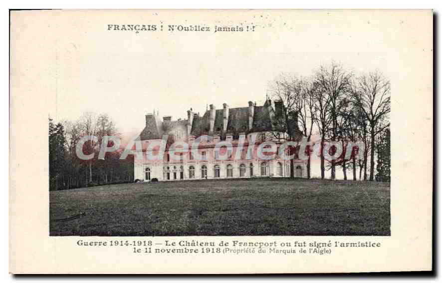CPA Guerre 1914 1918 Le Chateau de Francport 