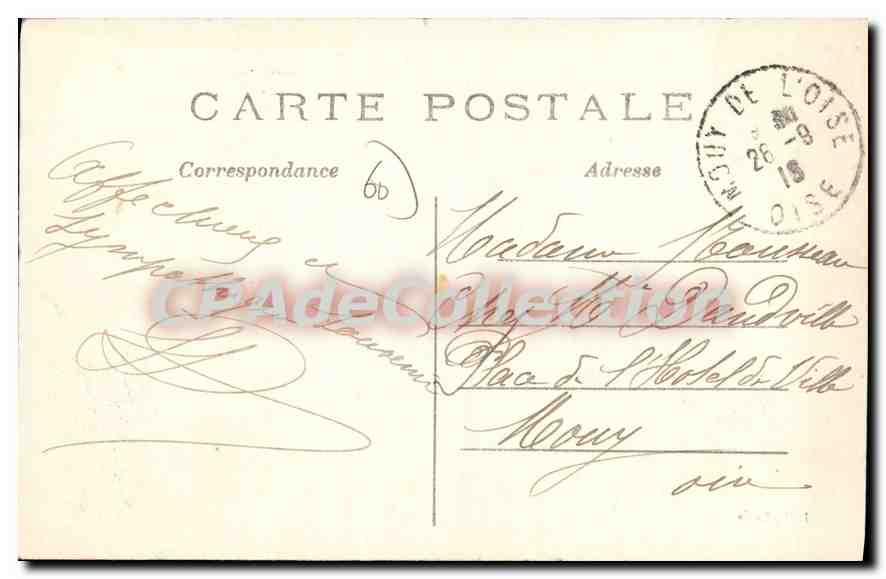 SENILIS — Hôtel du Nord incendié — L'H. Paris — Reverso