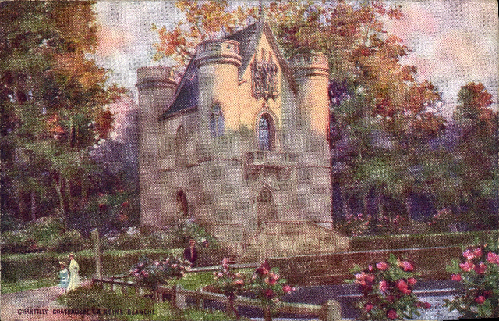 Chantilly - Château de la Reine Blanche — Tuck & Fils, Série 146