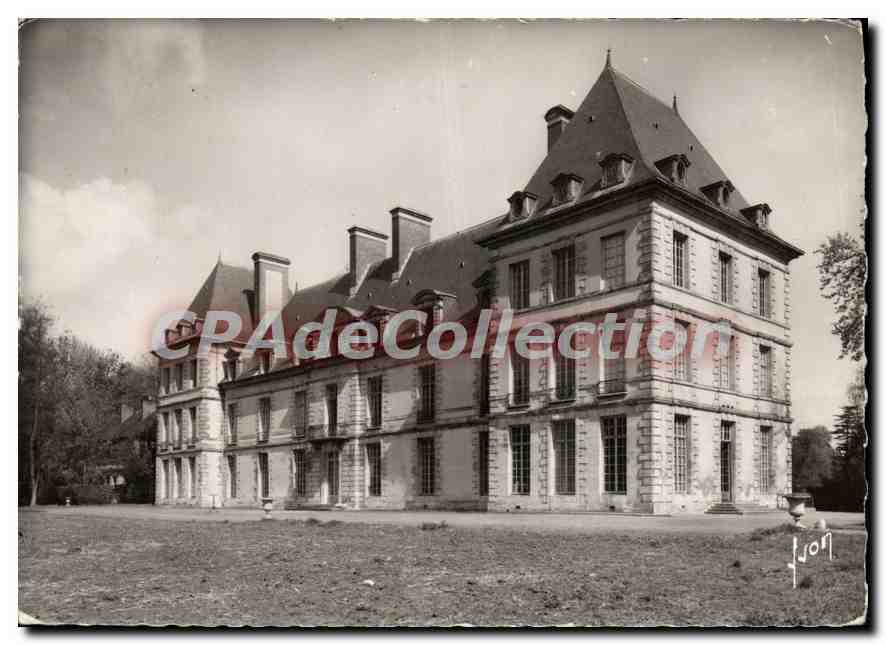 CPSM Institut St Thomas d'Aquin prieure de N D toutes graces Mortefontaine Oise la chateau facade su