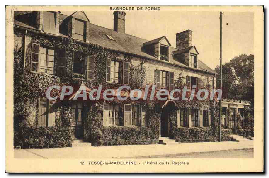 CPA Nagmoles de l'Orne Tesse la Madeleine l'hotel de la Roserale 