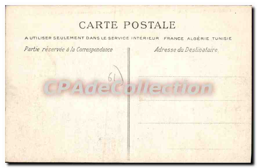 CPA La Normandie La C P A environs d'argentan chateau de Mesnil Jean  — Rückseite