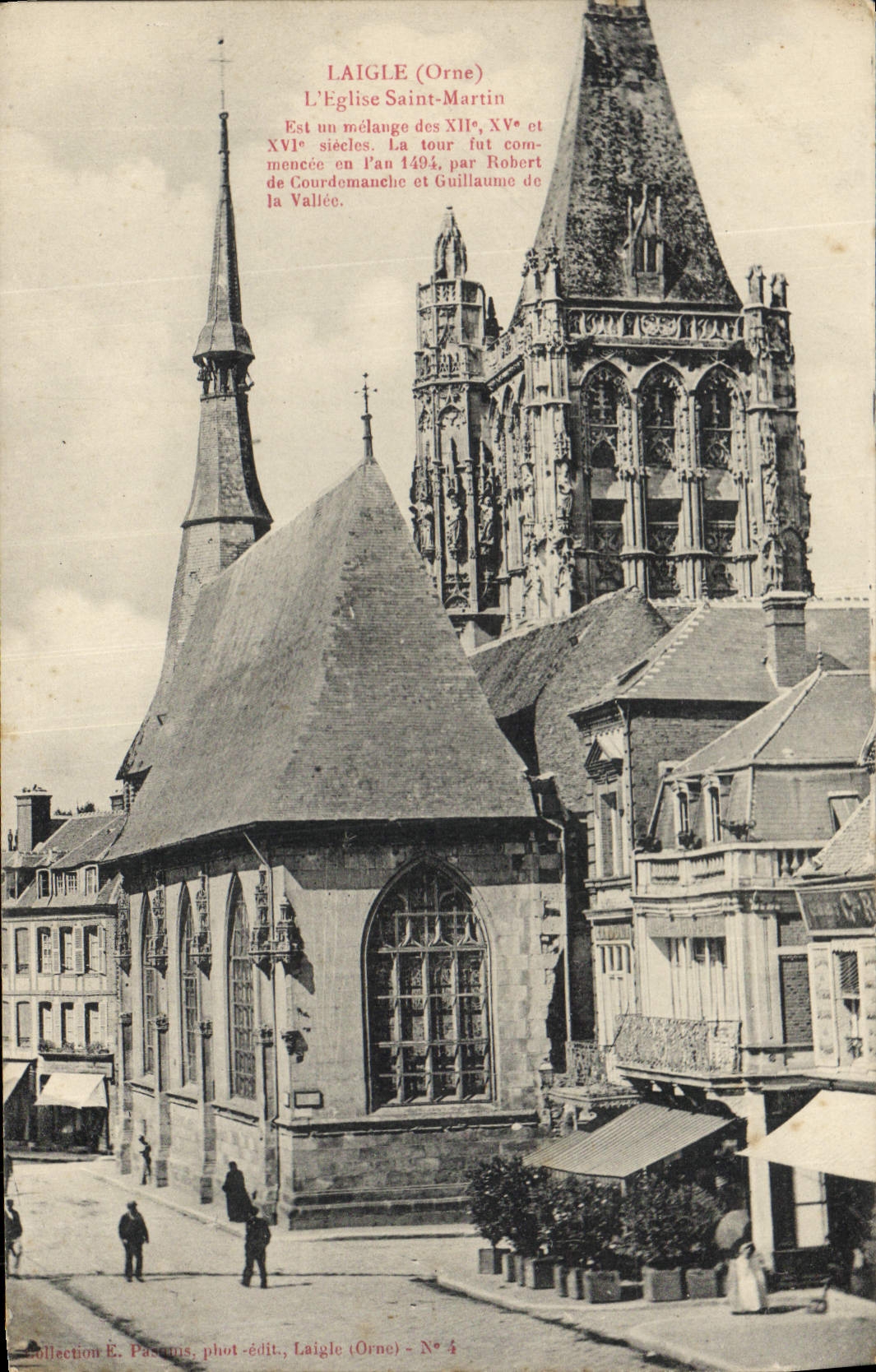 CPA L'Aigle Orne l'Eglise Saint Martin 