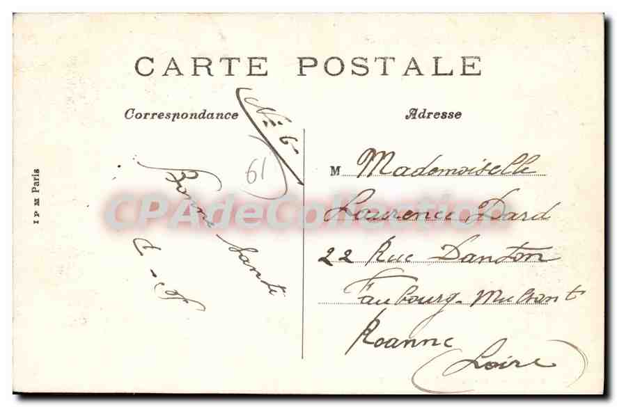 CPA Bagnoles de l'Orne Entree des Thermes  — Rückseite