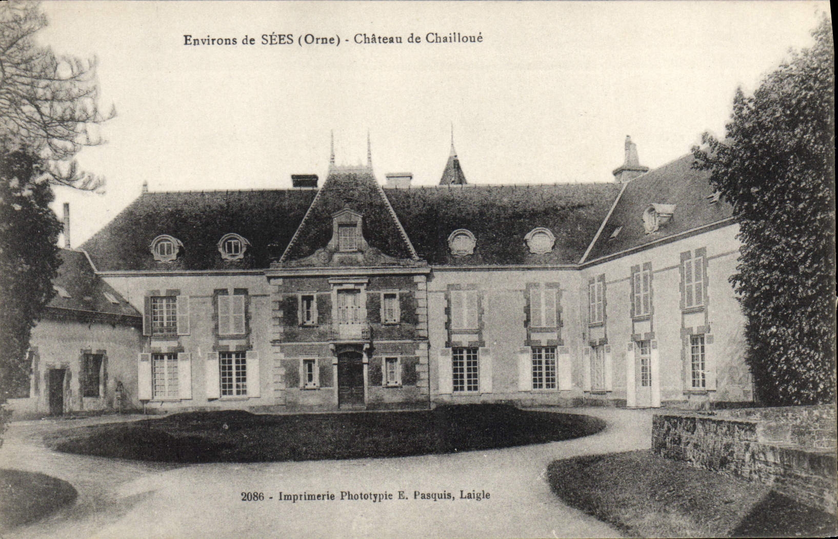 CPA Environs de Sees Orne Chateau de Chailloue 