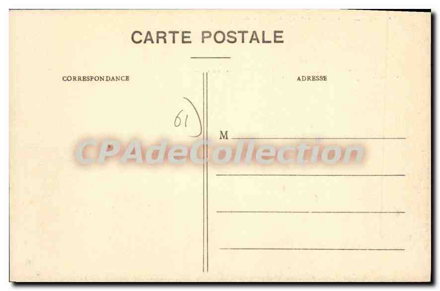 CPA La Normandie archeologique et pittoresque St Evroult Notre Dame du Bois Orne  — Rückseite