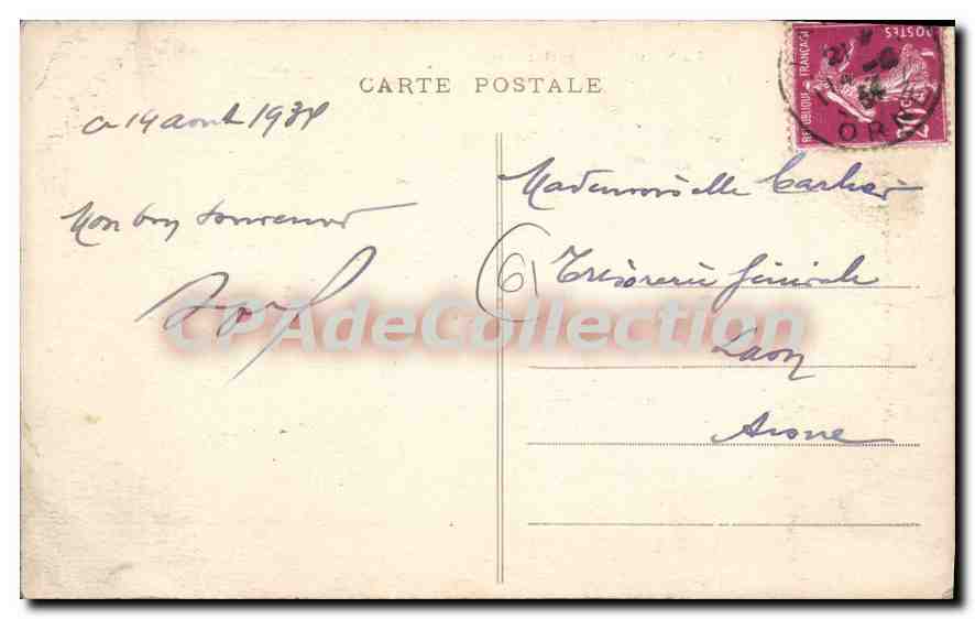 CPA la Normandie Pitteresque Environs de l'Aigle Orne Chateau du Bois Bertre  — Rückseite