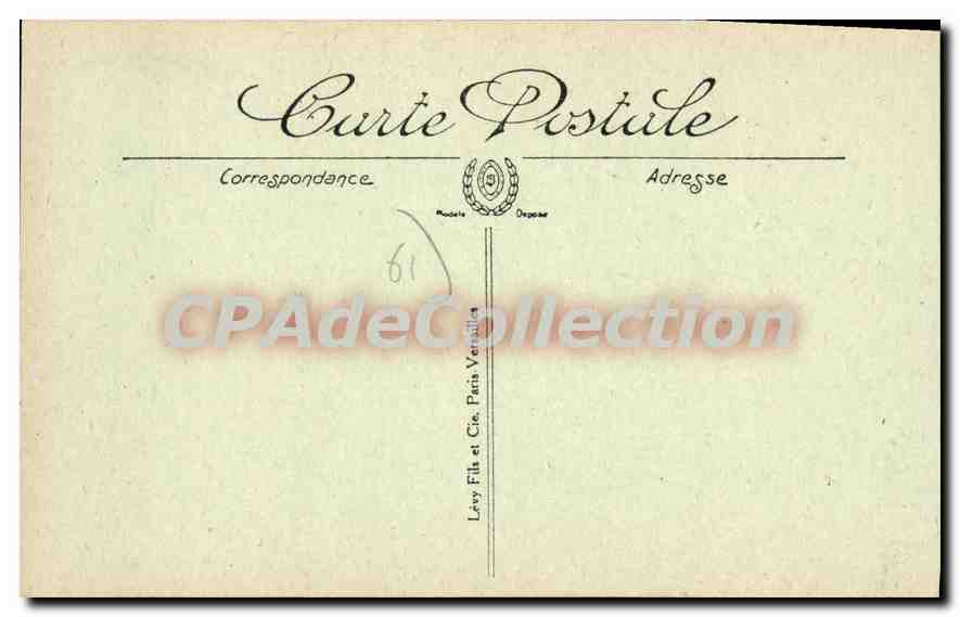 CPA Laigle la Rue de la Gare vue de la Gare  — Rückseite