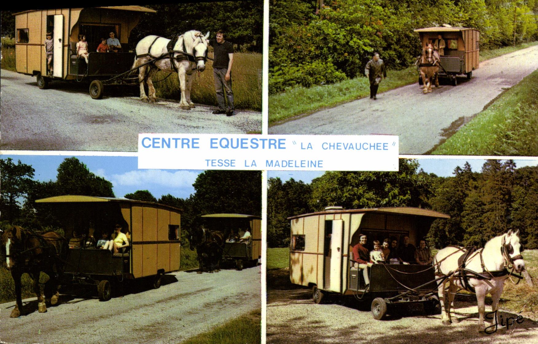 Reitzentrum « La Chevauchée » — Tessel la Madeleine — Jipé