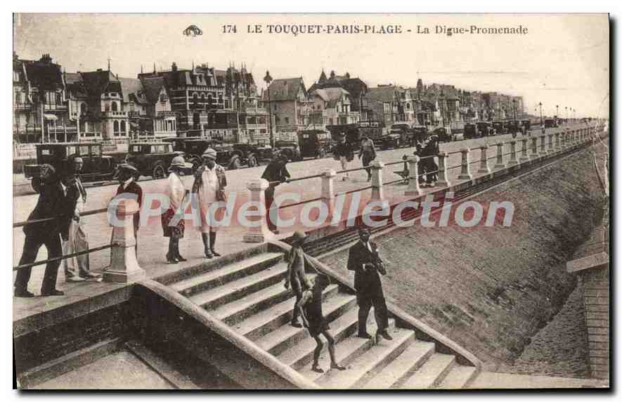 Le Touquet-Paris-Plage - La Digue-Promenade — Collection privée, n° 174
