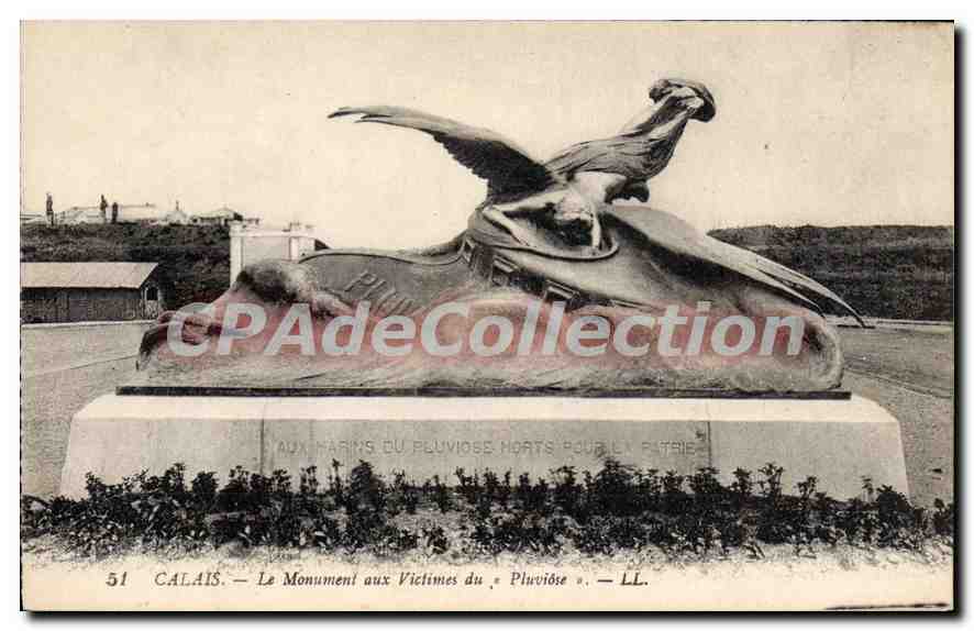 Calais — Le Monument aux Victimes du « Pluviose » — LL. n°51