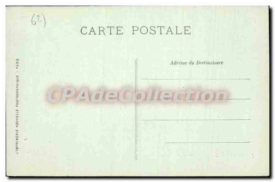 CPA Le Portel Le Port et la Plage  — Verso