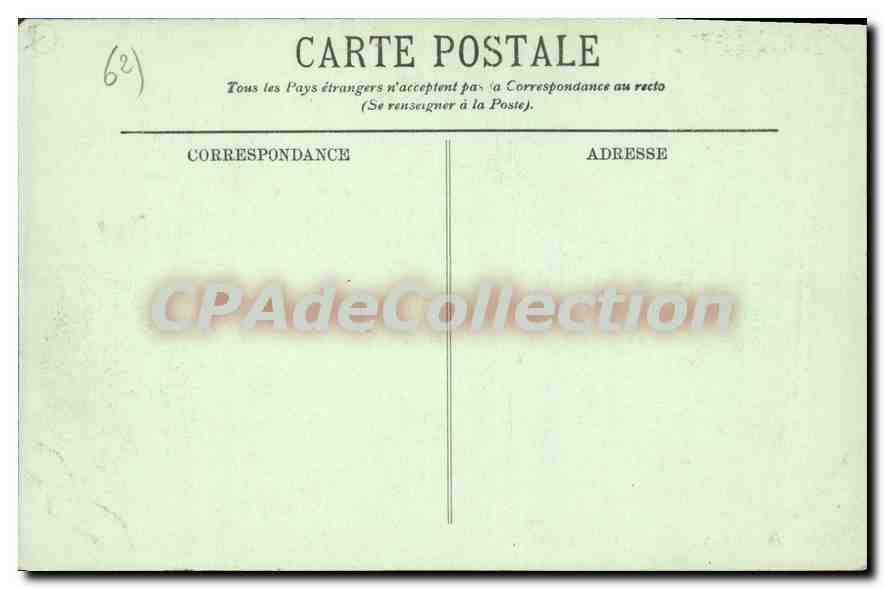 CPA Le Portel Le Fort  — Verso