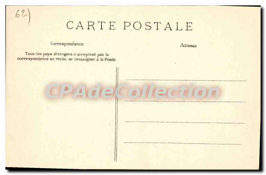 CPA Montreuil sur Mer Les Fosses de la Citadelle  — Back