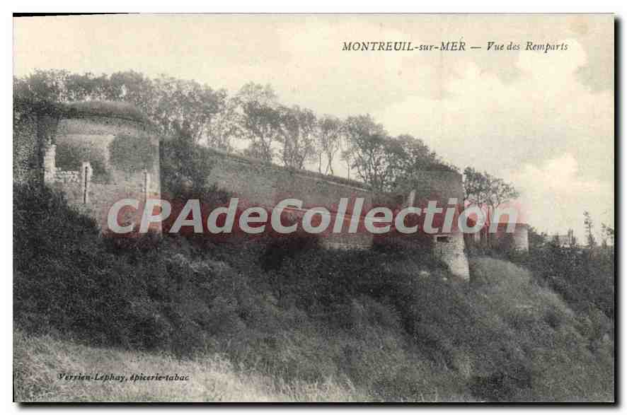 CPA Montreuil sur Mer Vue des Remparts 