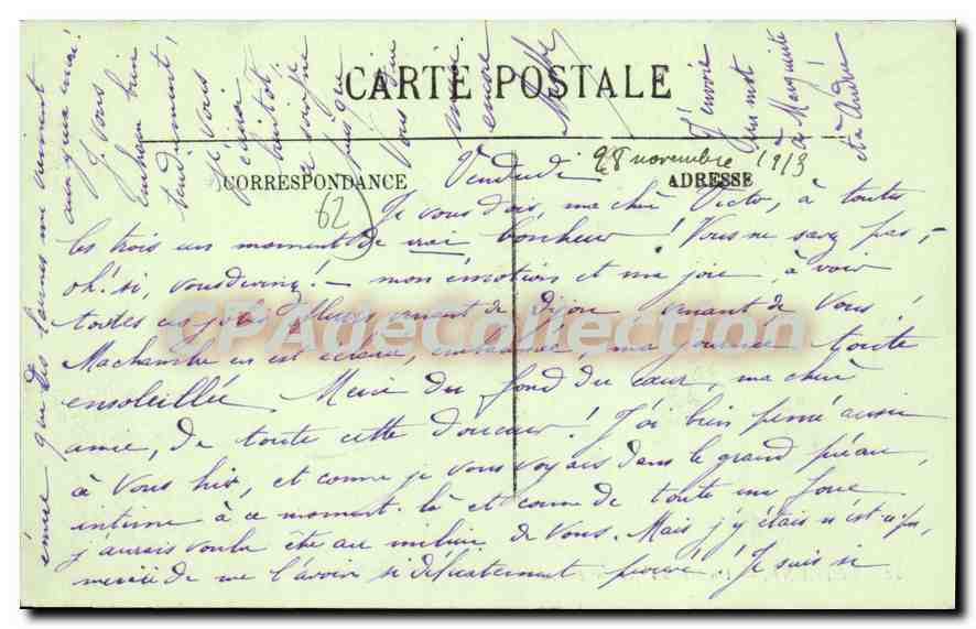 CPA Bethune Un Site du Jardin Public  — Back