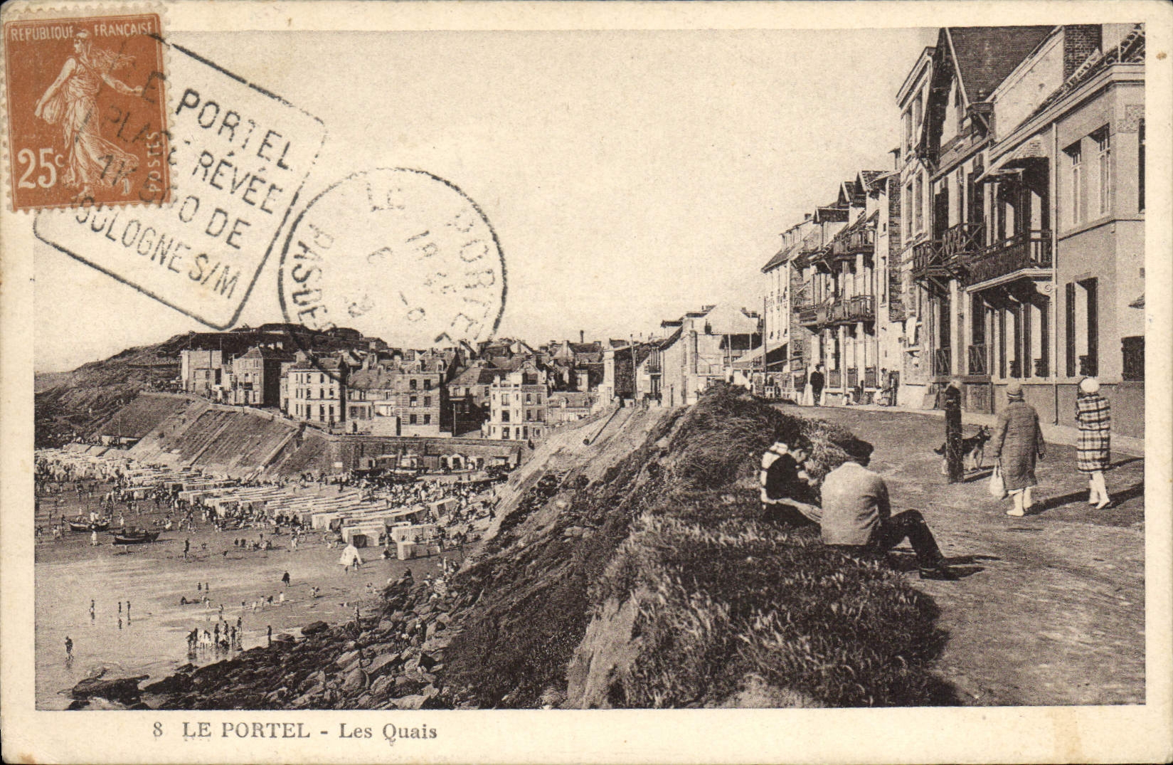 CPA Le Portel Les Quais 