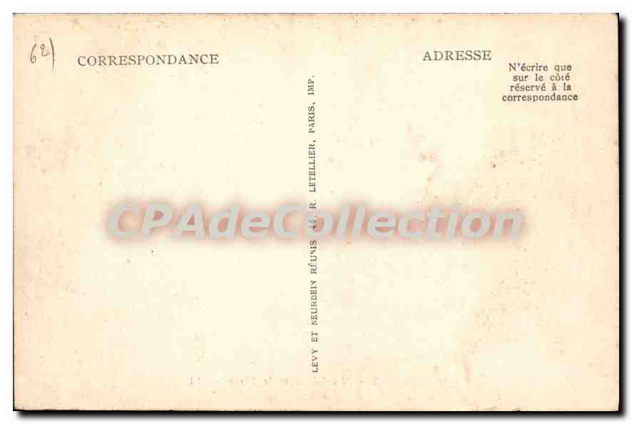 CPA Wimereux La Digue et la Plage  — Rückseite