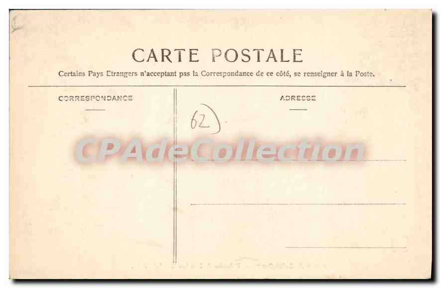CPA Musee de Saint Omer Boiseries de l'ancien Hotel de Ville  — Rückseite