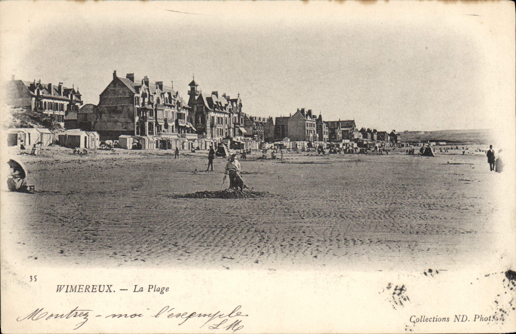 CPA Wimereux La Plage 
