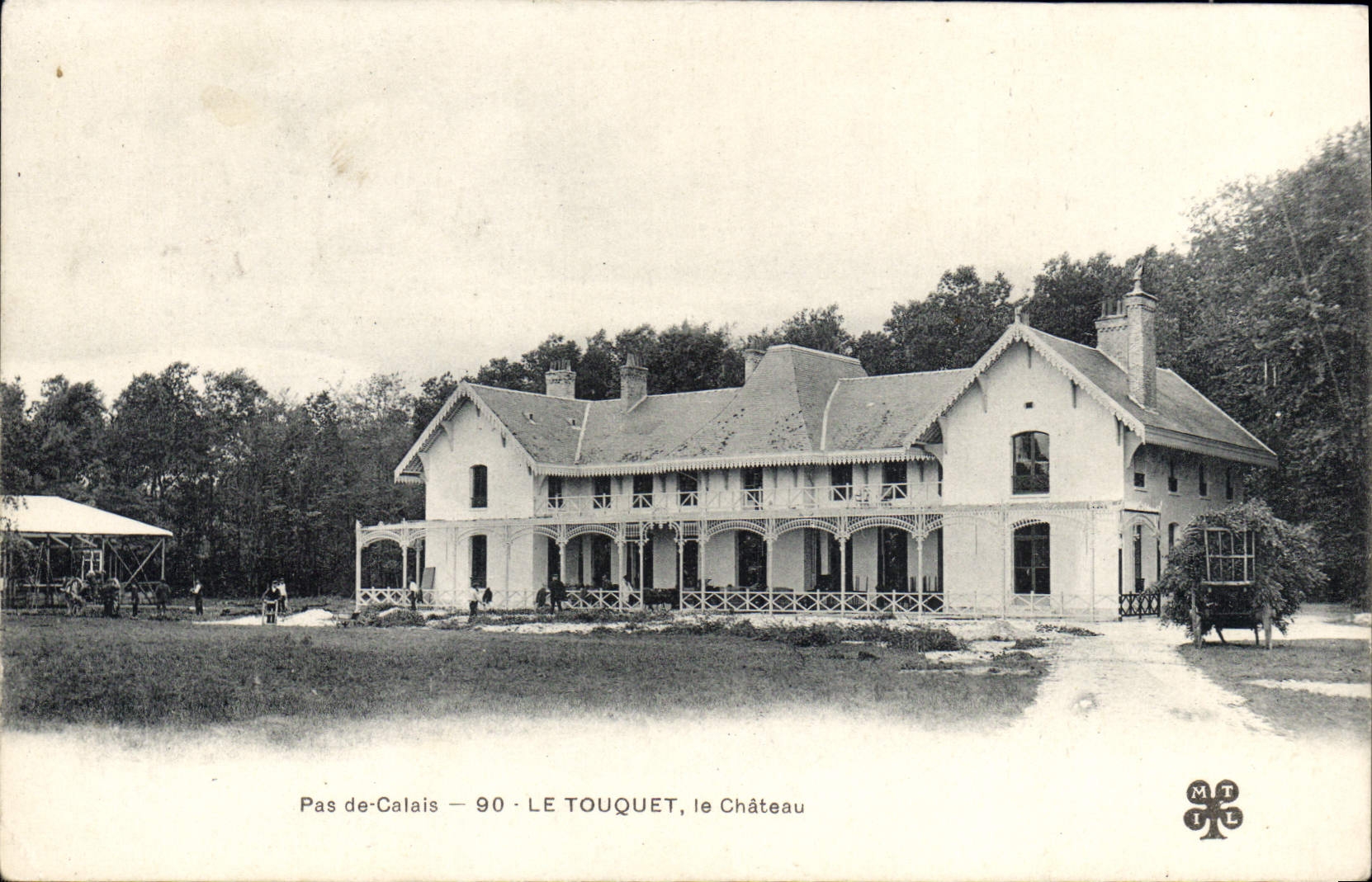 CPA Pas de Calais Le Touquet le château