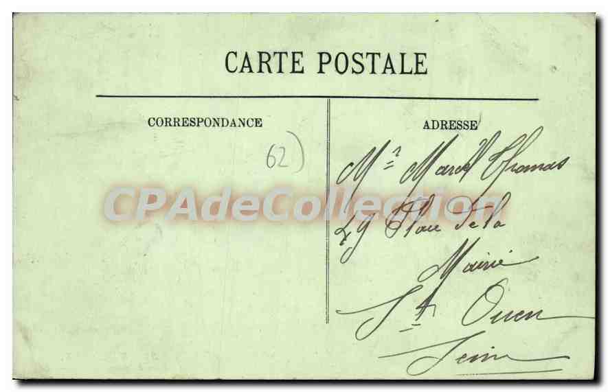 CPA Wimereux Le Bain à Maree Haute  — Rückseite
