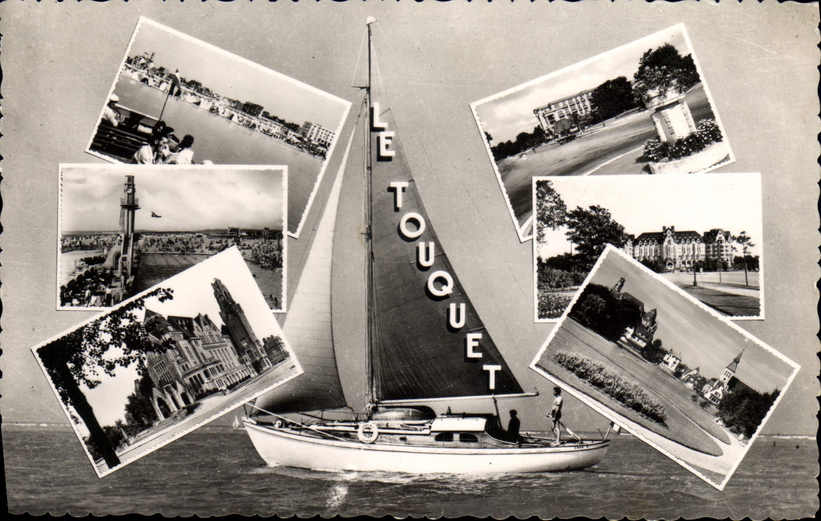 Le Touquet — Divers aspects du Touquet — Éd. La Cigogne, André Lecomte - Anverso