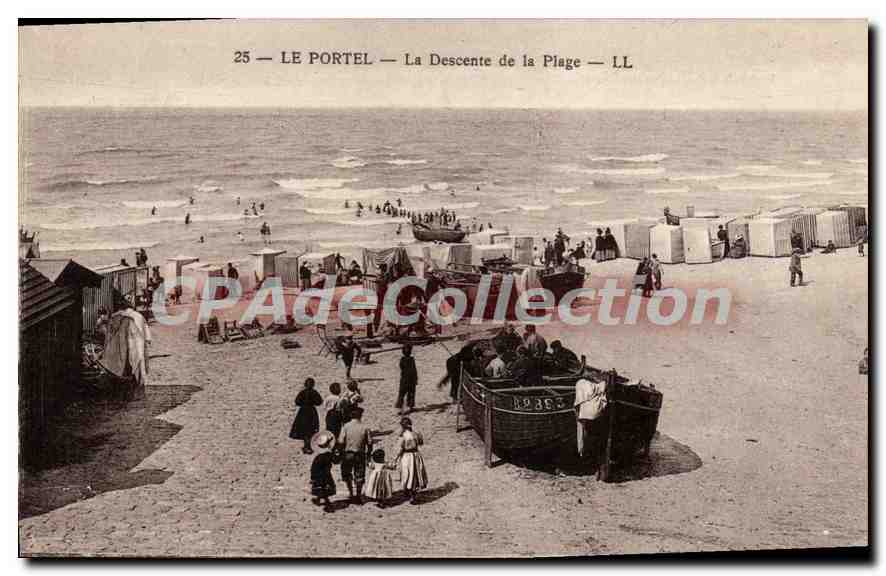 Le Portel — La Descente de la Plage — LL