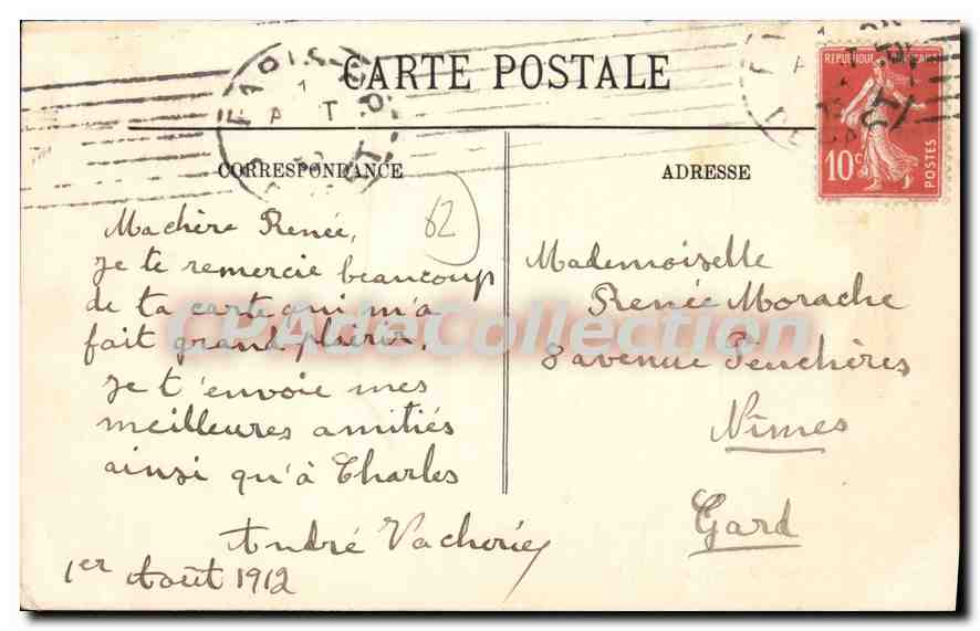 CPA Pecheurs de Creveltes  — Rückseite