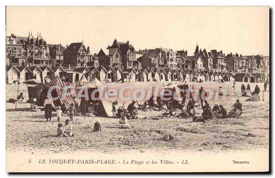 CPA Le Touquet Paris Plage La Plage et les Villas 