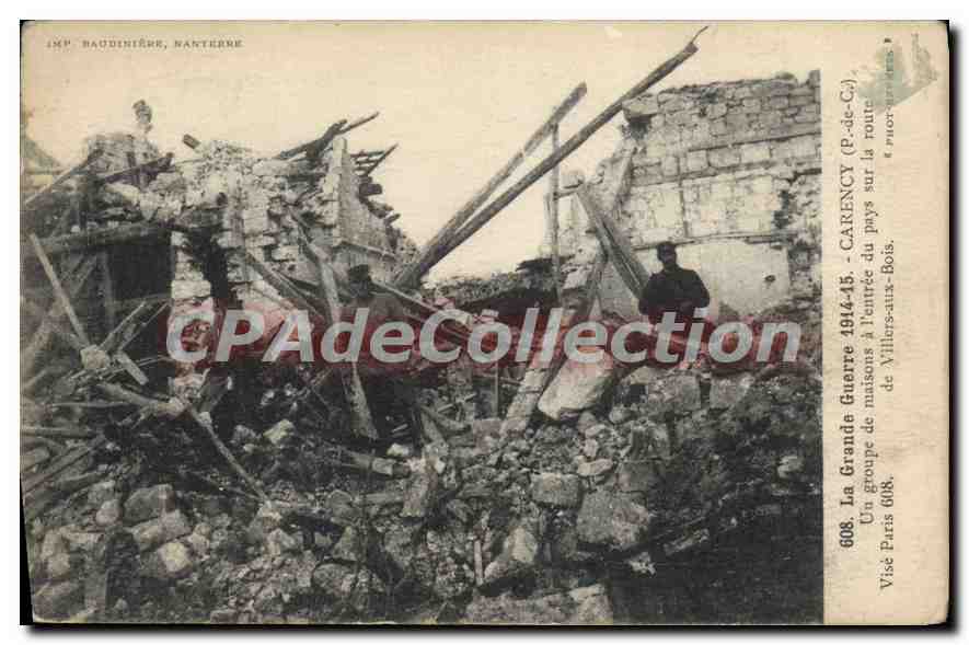 CPA La Grande Guerre 1914 15 Carency