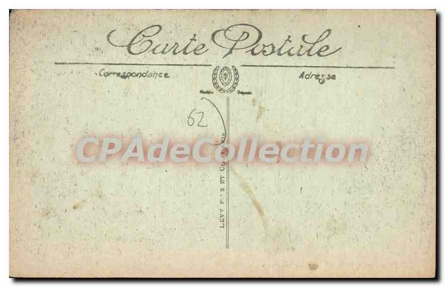 Le Touquet-Paris-Plage — Rue de Paris — Einrichtung 'A La Ville de Paris' von Bernard Leriche — Rückseite