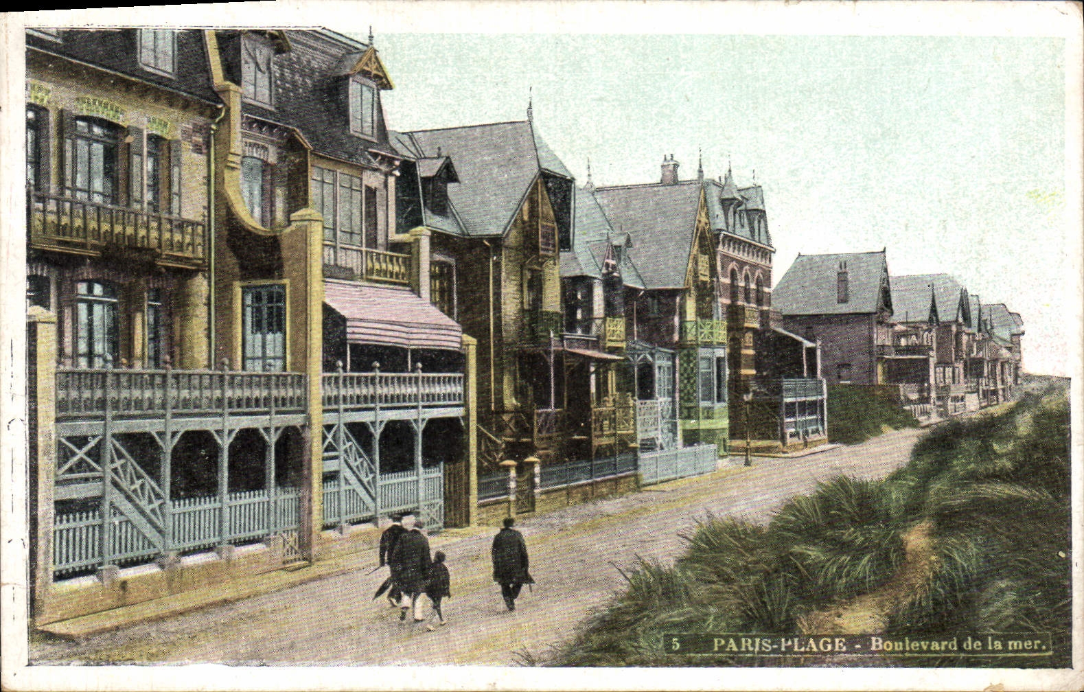 Paris-Plage - Boulevard de la mer — éditeur Bretonne 1909, n°5