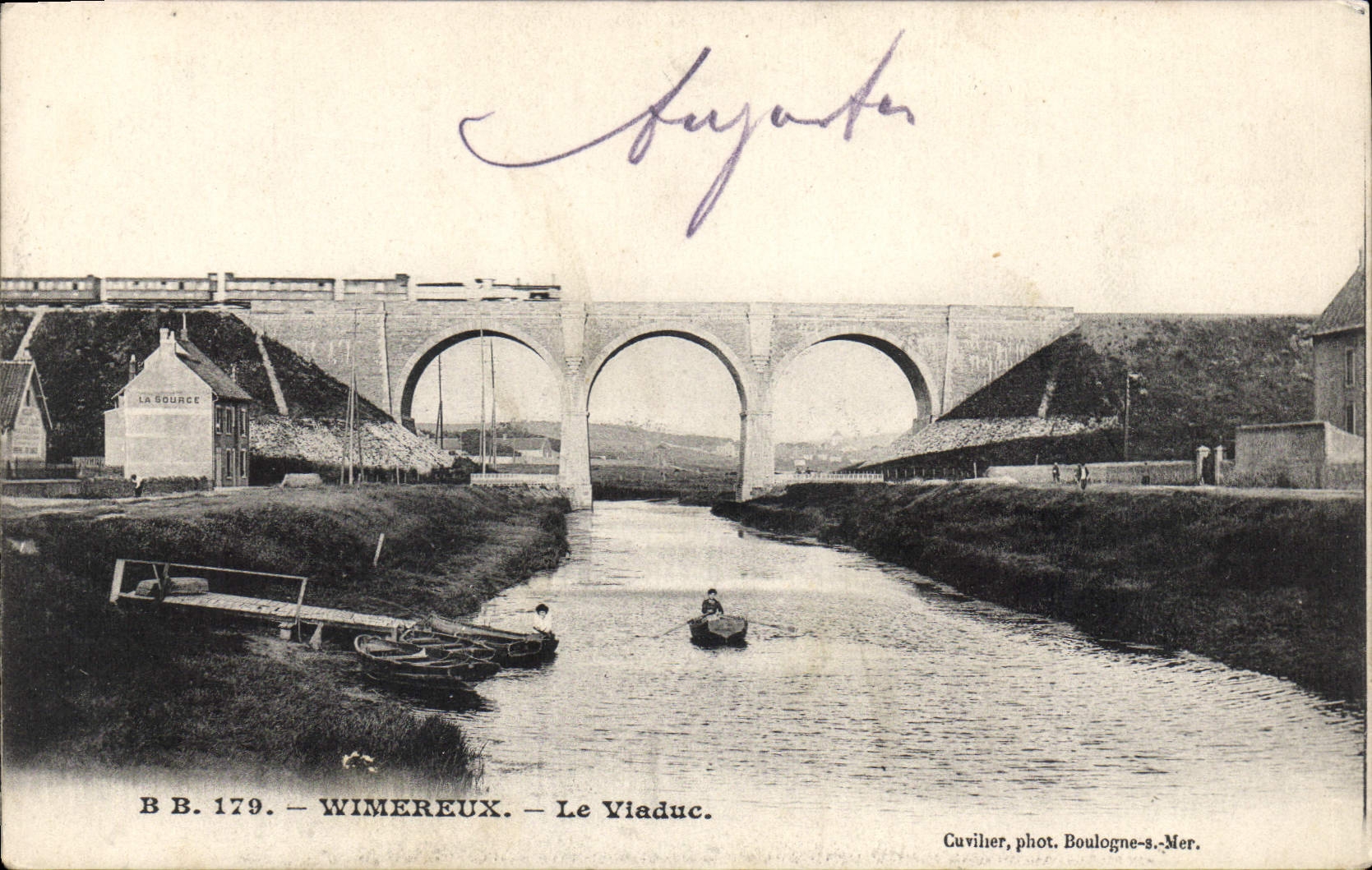 Wimereux — Le Viaduc — Cuvilier, phot. Boulogne-s.-Mer.
