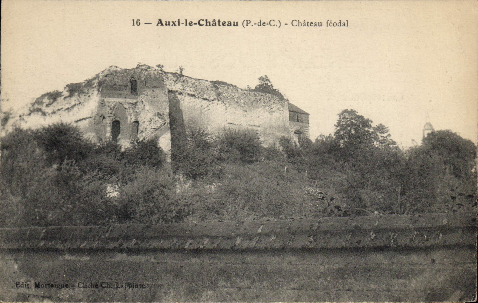 CPA Auxi le Chateau P de C Chateau Feodal 