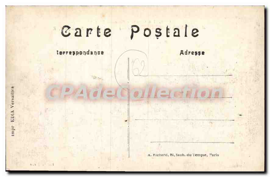 CPA La Grande Guerre Ablain Saint Nazaire La route de Souchez  — Rückseite