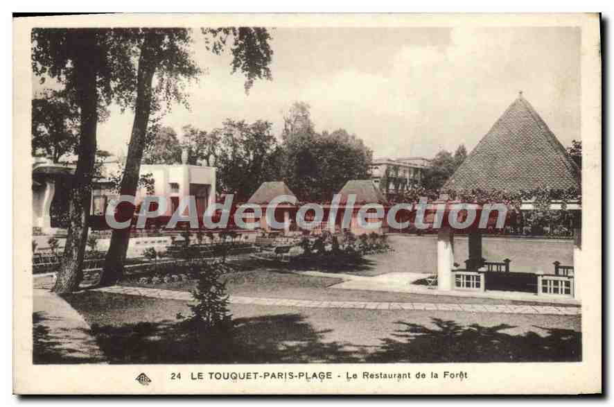 Le Touquet-Paris-Plage - Il Ristorante della Foresta — Cartolina d'epoca de Collection, n°24
