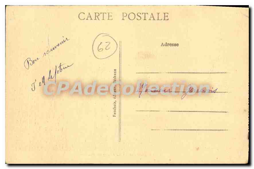 CPA Ambleteuse La Plage  — Rückseite