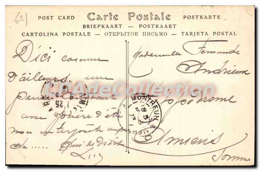 Montreuil-sur-Mer (Pas-de-Calais) — Die Mauern — ND Phot. — Rückseite