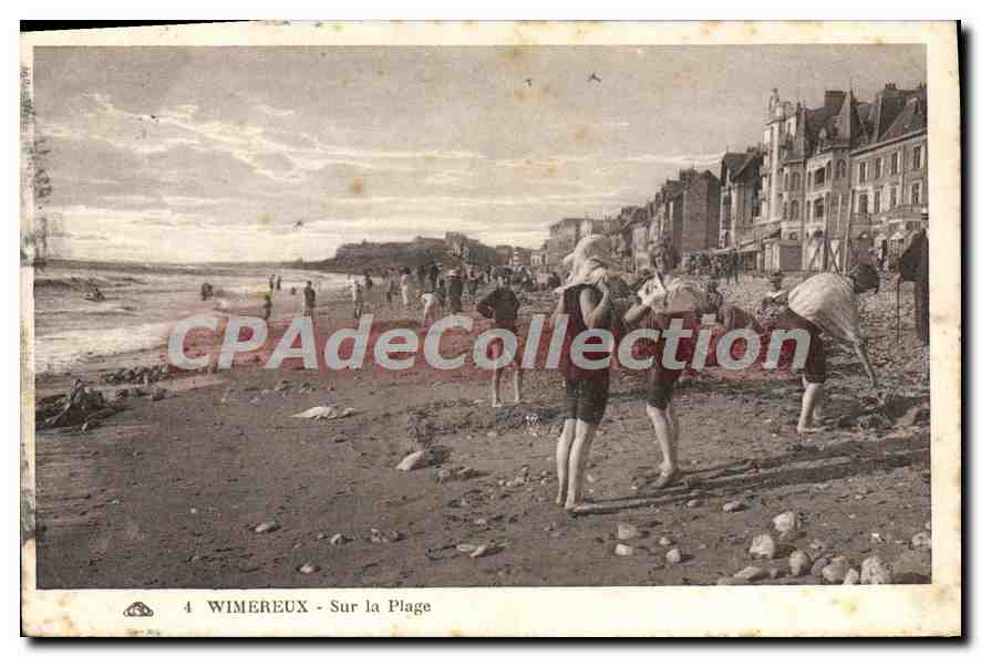 CPA Wimereux Sur la Plage 