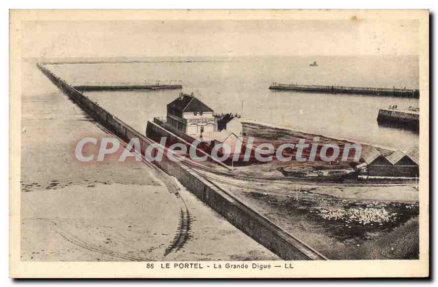 CPA Le Portel La Grand Digue 