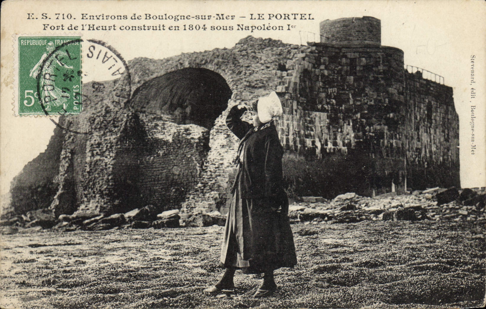 Fort de l'Heurt — Environ de Boulogne-sur-Mer — Stevrand, édit. Boulogne-sur-Mer