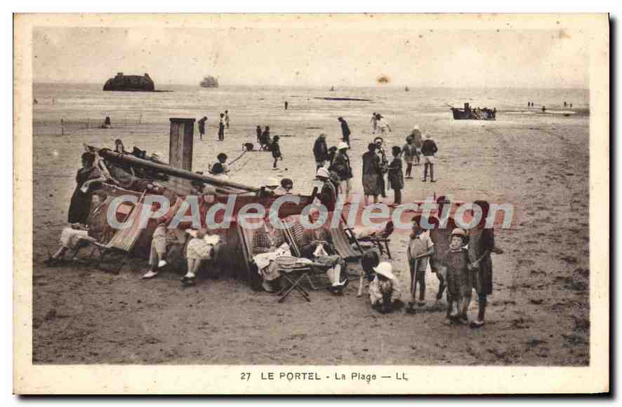CPA Le Portel La Plage 