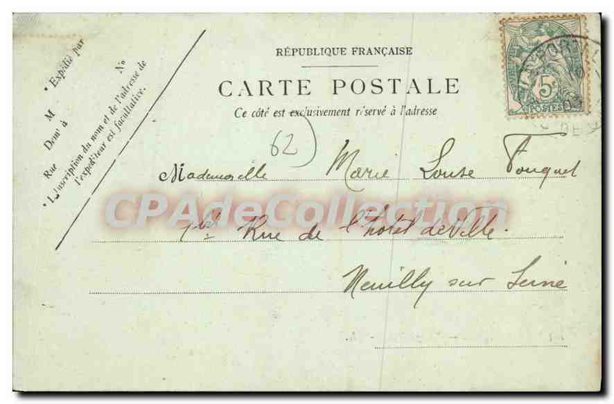 CPA Le Portel Vue generale  — Verso