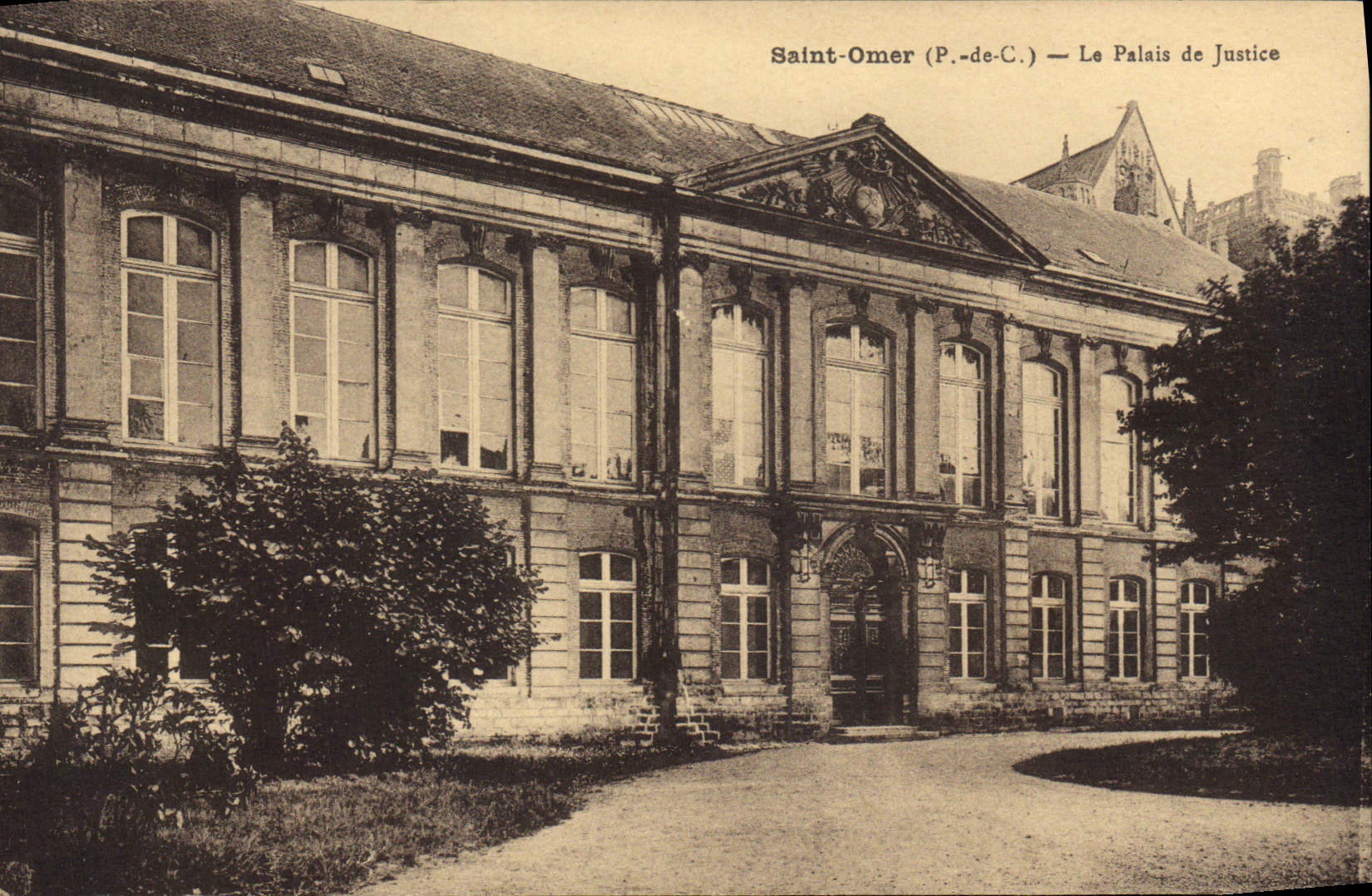 CPA Saint Omer le palais de justice 