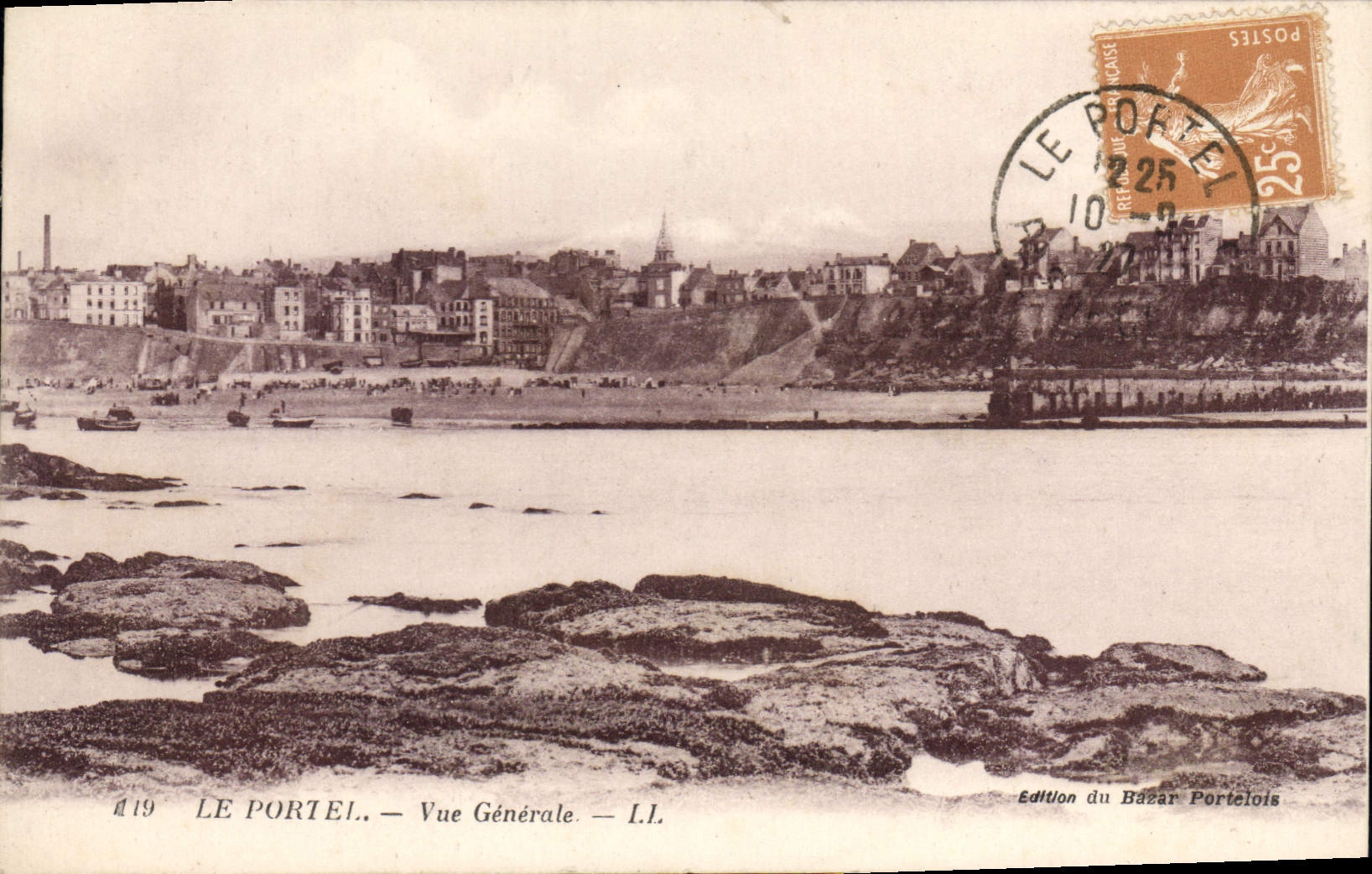 CPA Le Portel vue generale 