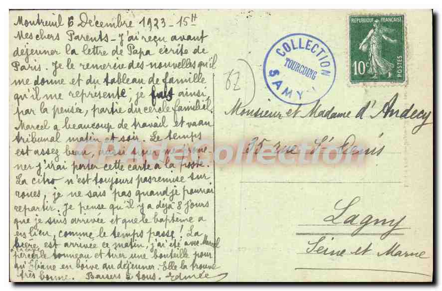CPA Montreuil sur Mer Porte de la Citadelle  — Rückseite